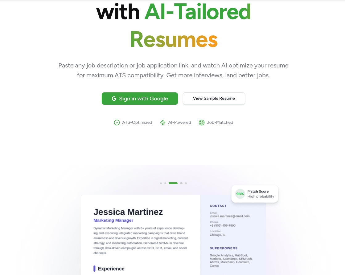 Align AI Resume Builder